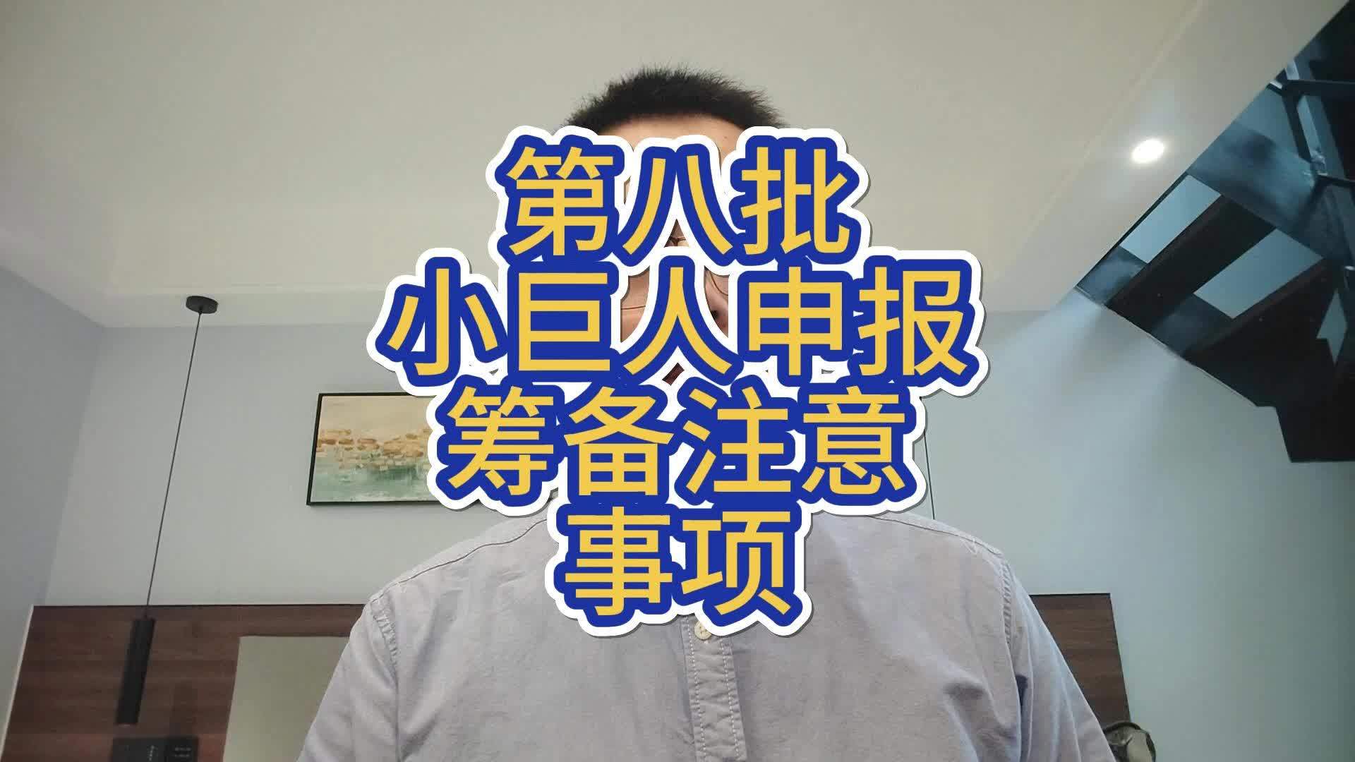 小巨人申报辅导(小巨人项目申报条件)
