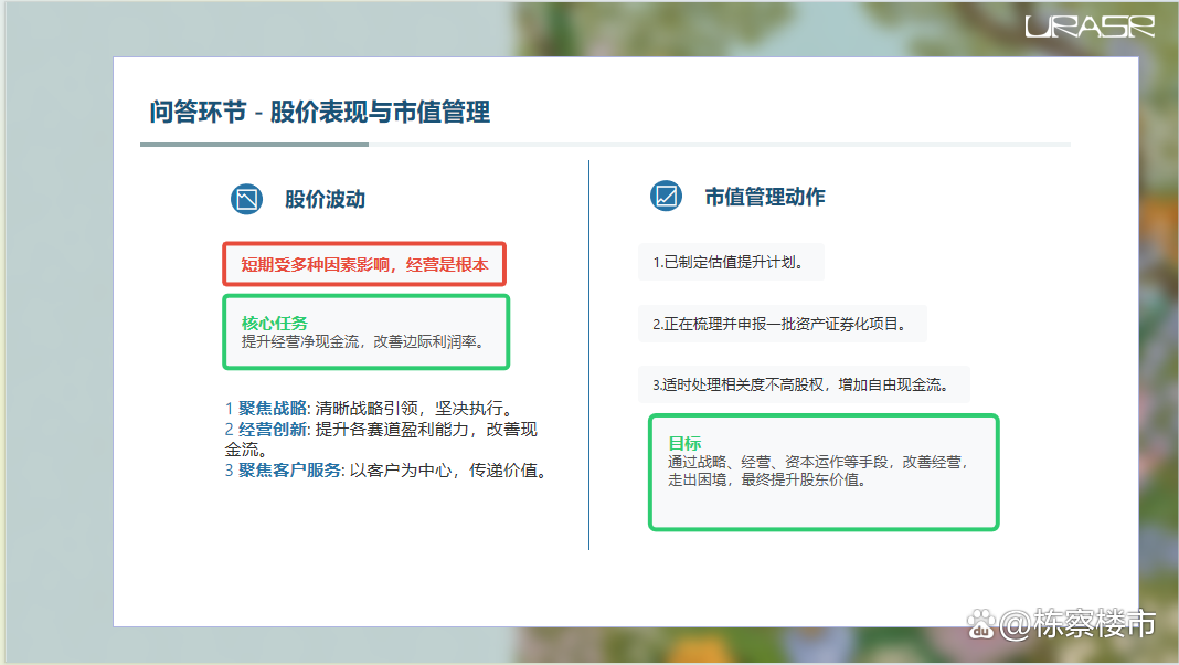 市值管理业绩管理(市值管理业绩管理方案)